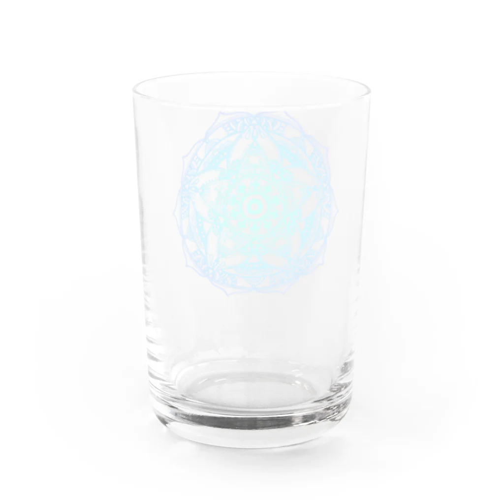 Feeling art 013☻のうみの花 Water Glass :back