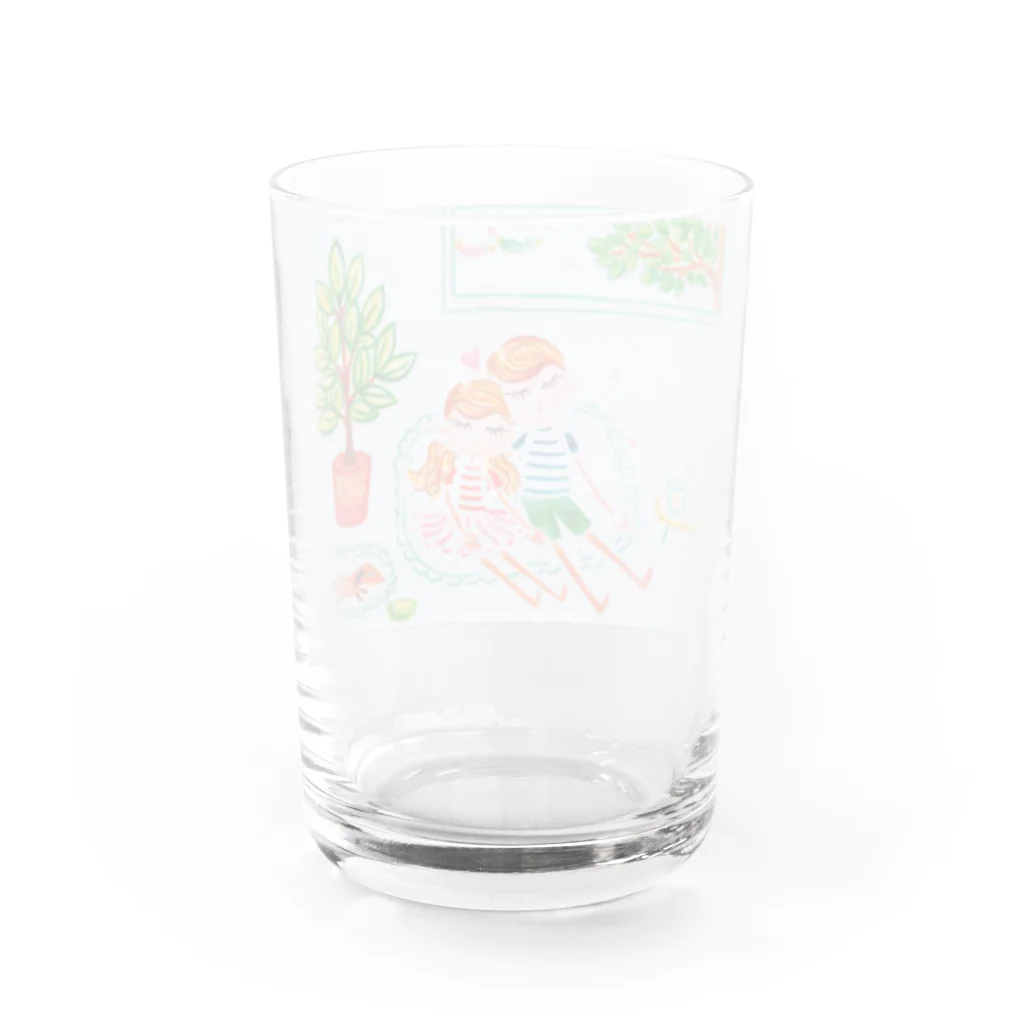 merryG    のハッピー♡タイム(A)🧡CoCo＆TaTa Water Glass :back