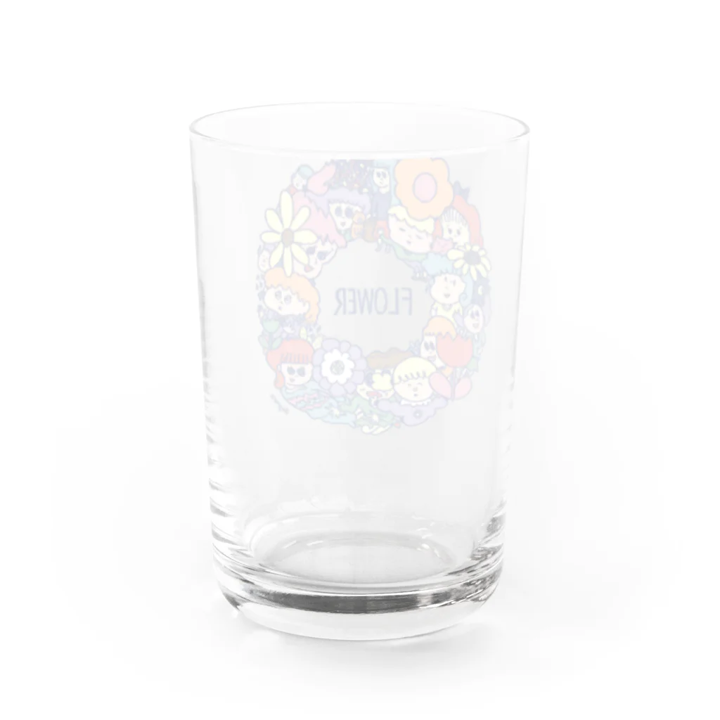 aizaknewton_aizawaのフラワーズ Water Glass :back