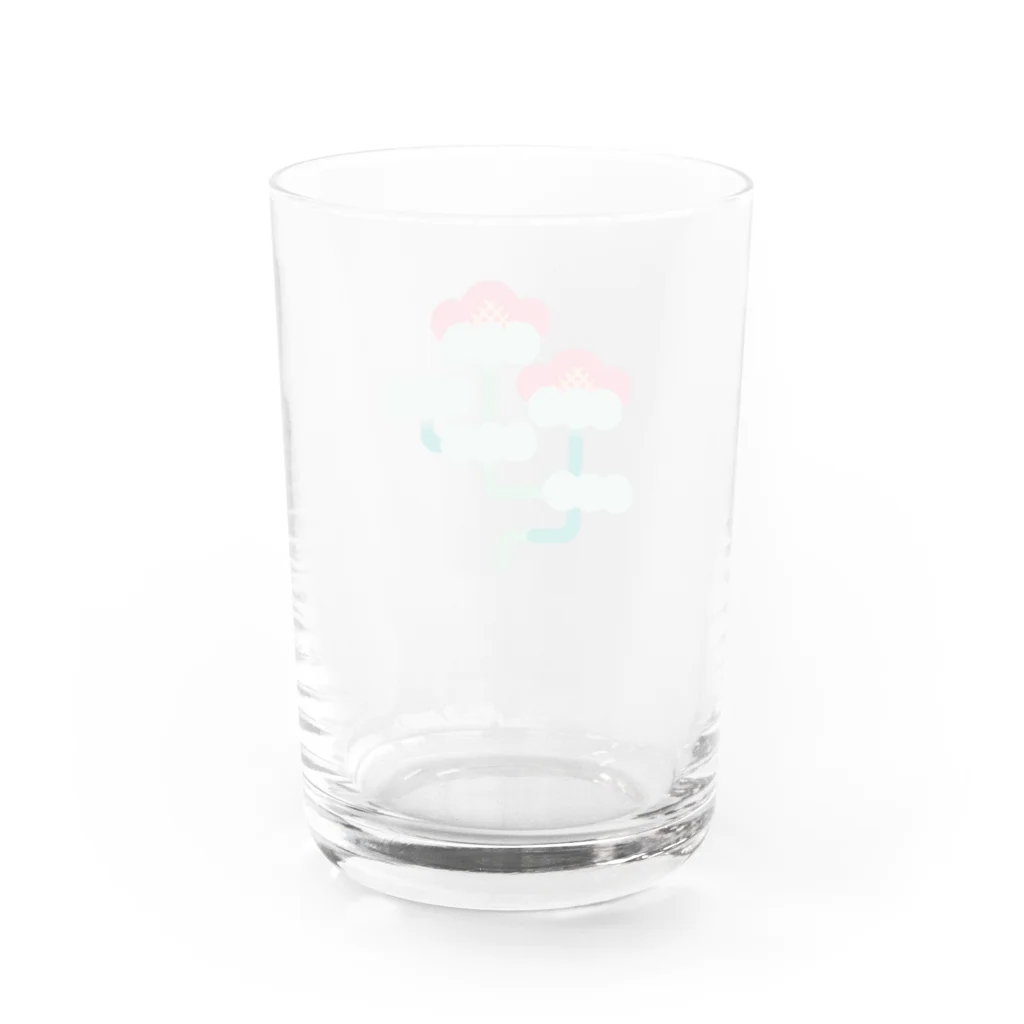 pazooのFlower04 Water Glass :back