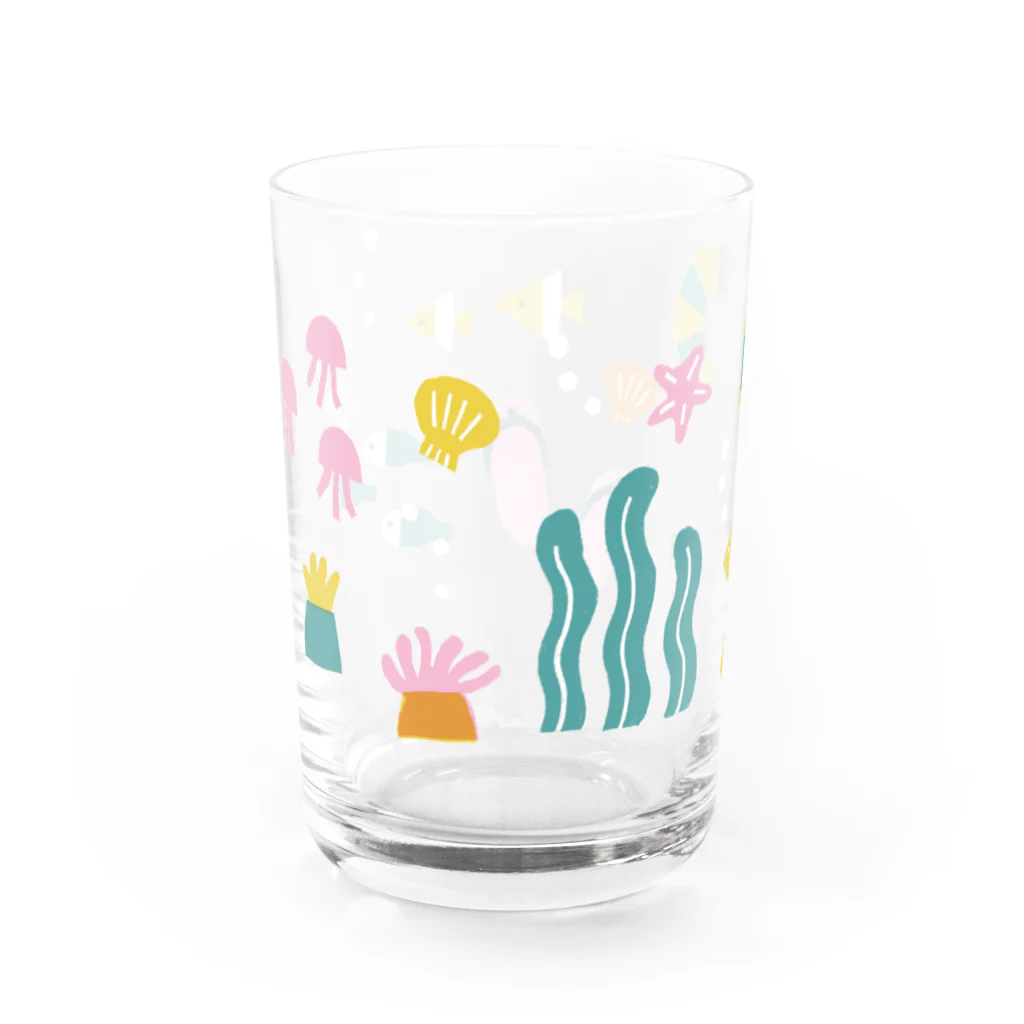 今野志保 ・ Shiho Konnoの海のなか Water Glass :back