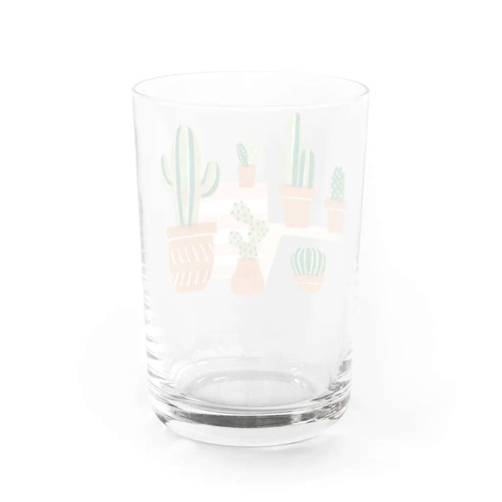 今野志保 ・ Shiho Konnoのサボテン Water Glass :back