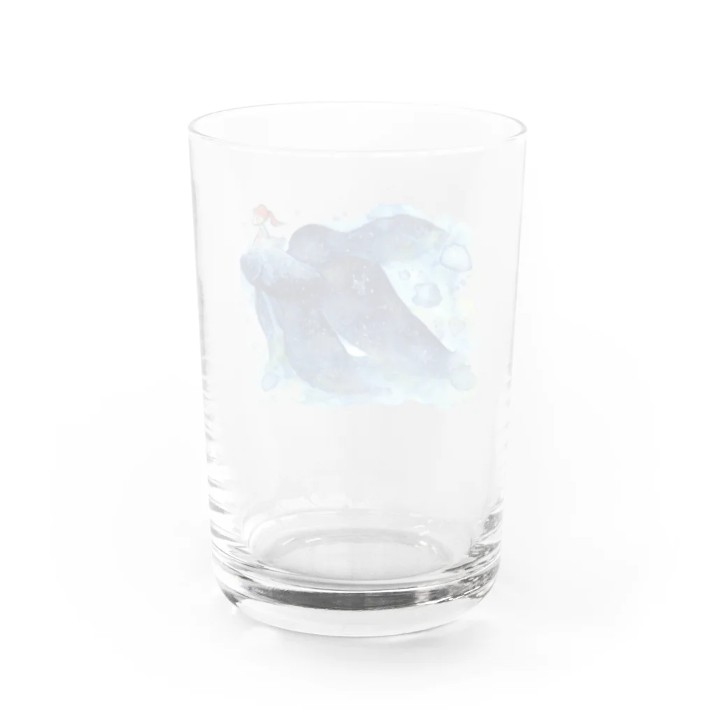 さくらもち屋SUZURI店のヨゾラ・ベールテール Water Glass :back