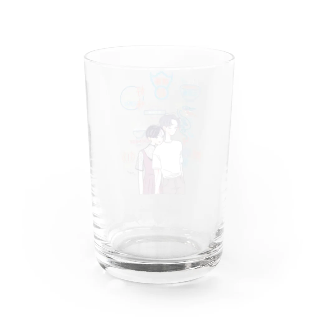 あい子のCHINESE NEON SIGN Water Glass :back