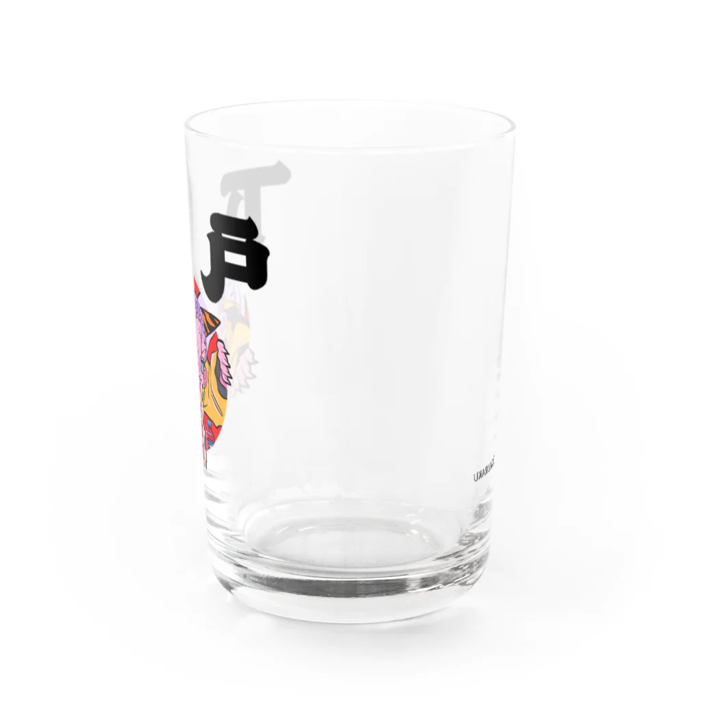 メイドイン極楽スズリ店の下戸用 Water Glass :back