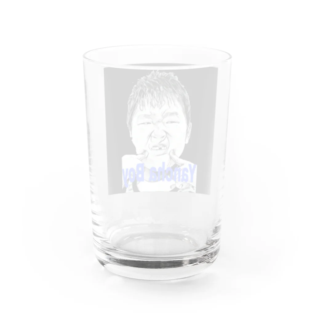 yancha堂のyancha boy Water Glass :back