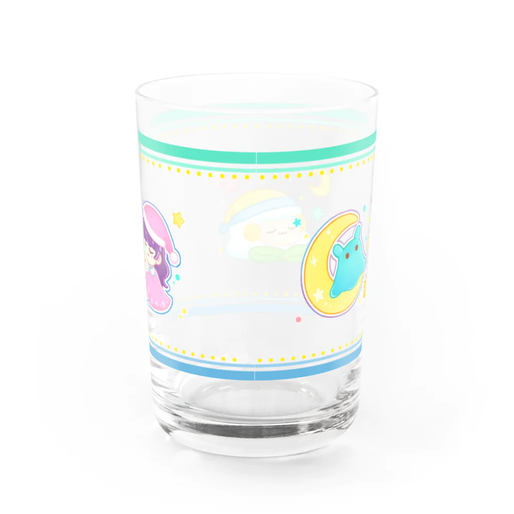 ひじりやノエルのおやすみ☆グラス Water Glass :back