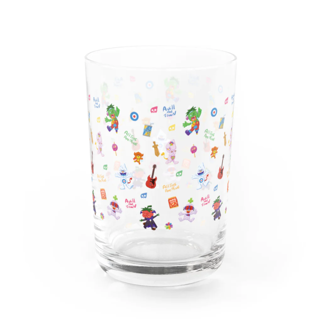 SimbaStudio ShopのAvill Pattern Glass Water Glass :back