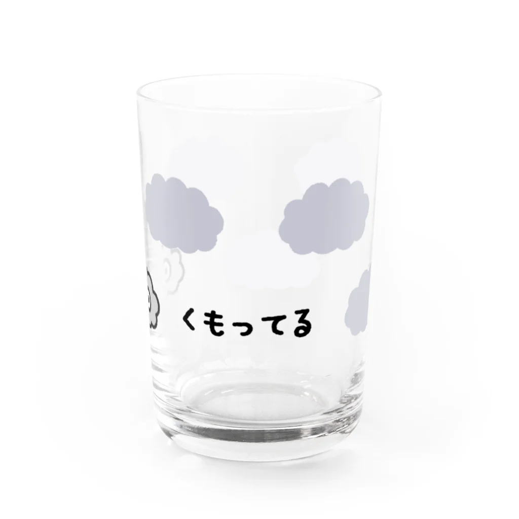 伊井かなのグッズのくも（文字付き） Water Glass :back