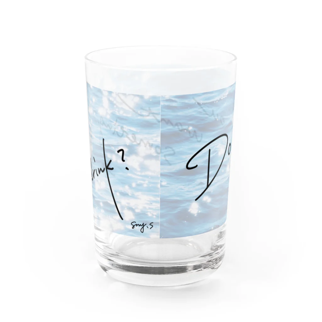 pluie et toi の何か飲みたい？ Water Glass :back