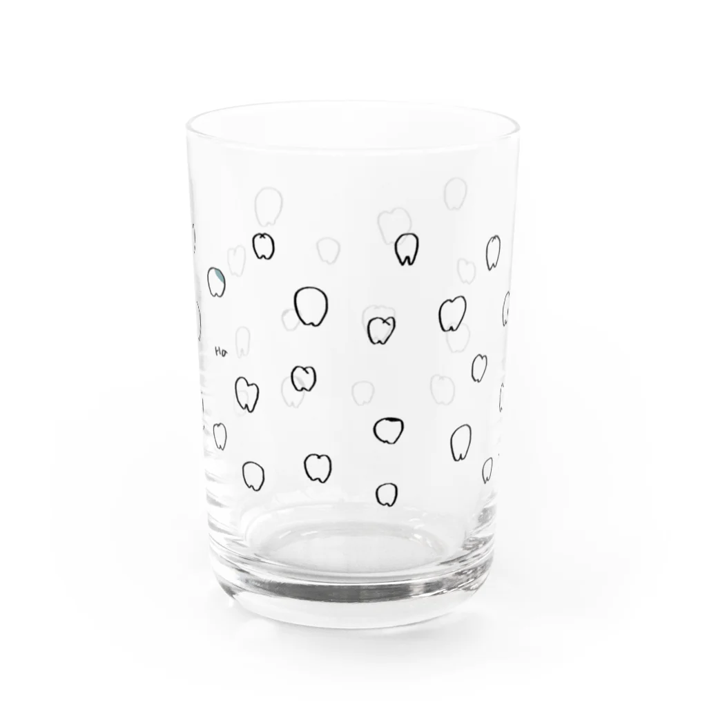 egu shopのトゥース Water Glass :back