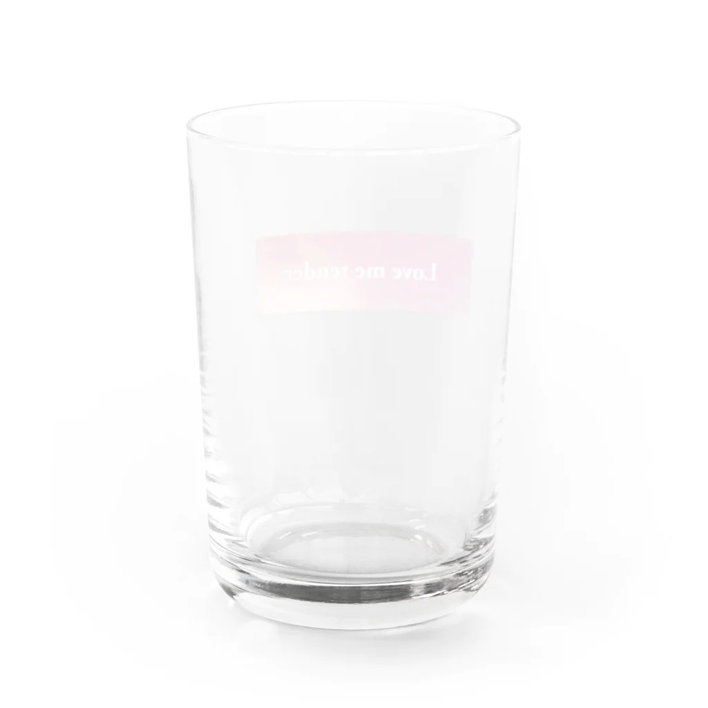 cathのLove me tender Water Glass :back