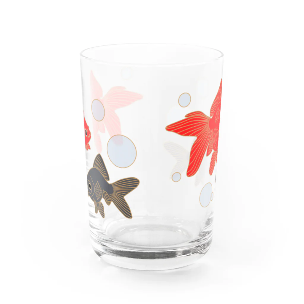 チョモランマリの金魚 Water Glass :back