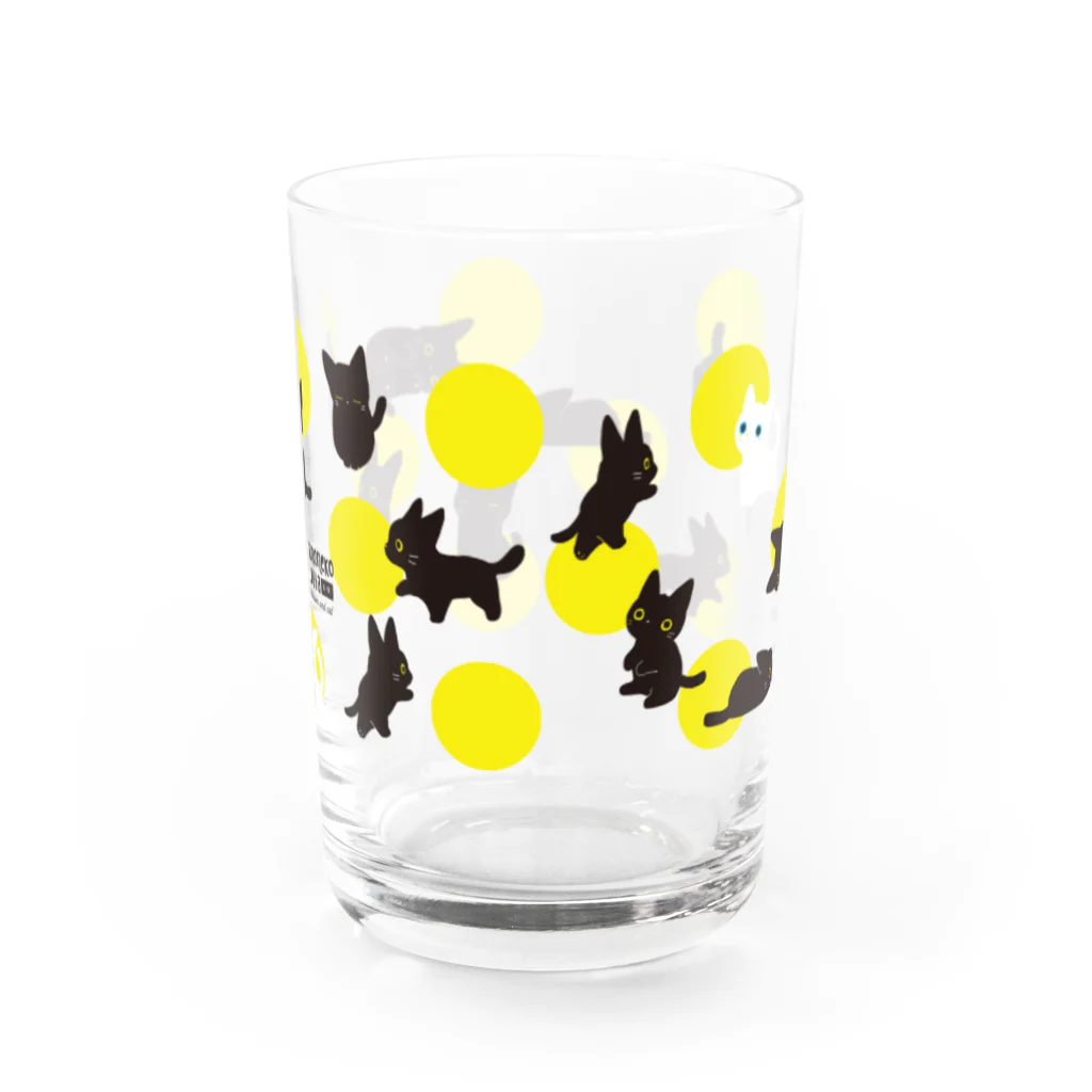 ちゃこぺん（SUZURI店）の猫柄 Water Glass :back