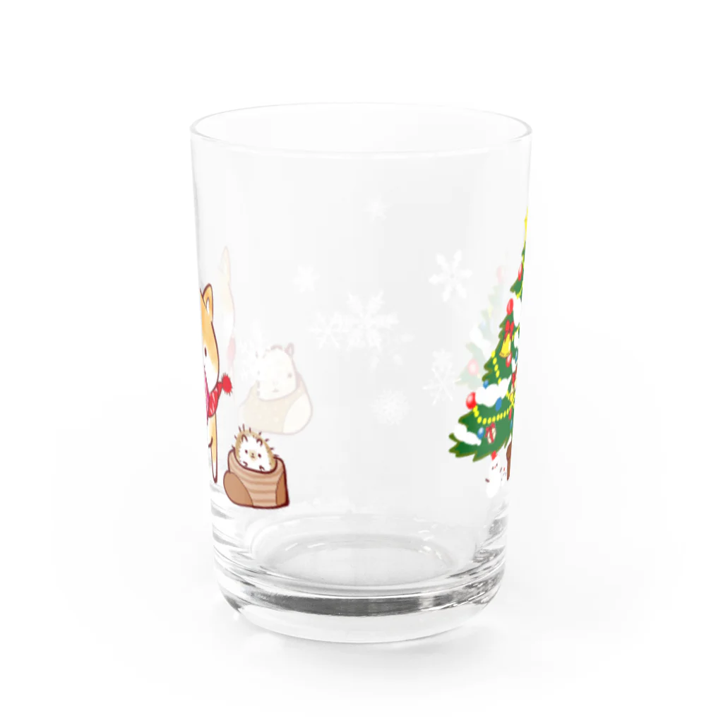 あたちたちのおみせのクリスマスのcafe SIBAYA。 Water Glass :back