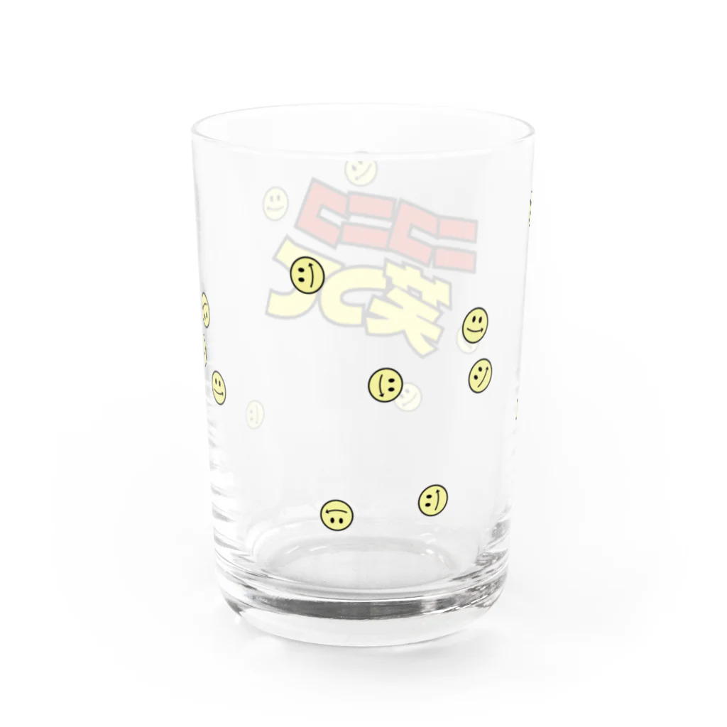 田口陵のニコニコ笑って Water Glass :back