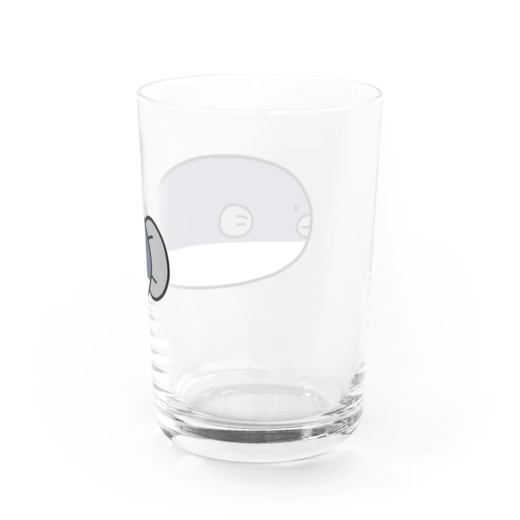 ちょこぺんのふっくらうなぎ Water Glass :back