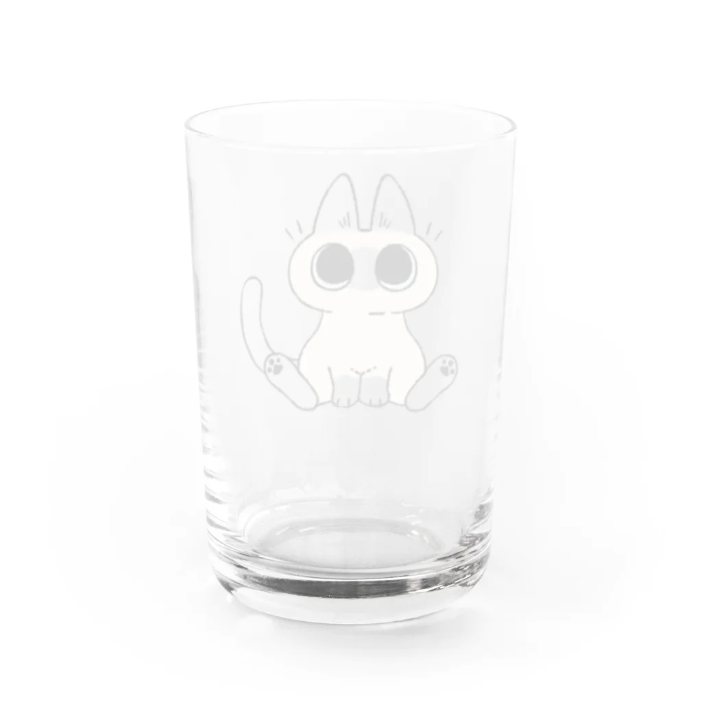 のべ子のスケルトンあずきさん Water Glass :back