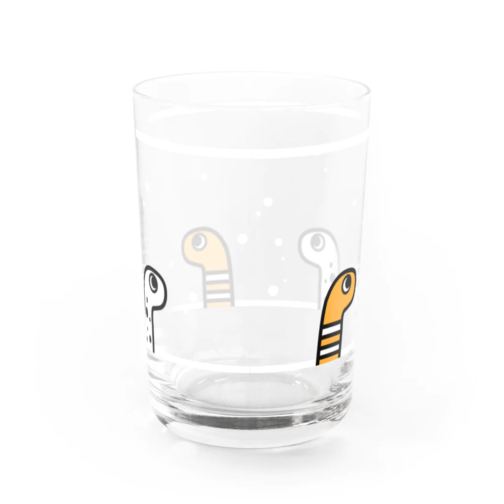 Pastel Flowerのチンアナゴ Water Glass :back