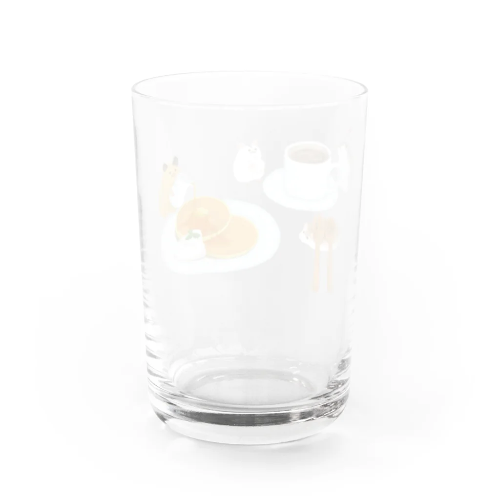 栞子のはむちゃんカフェ Water Glass :back