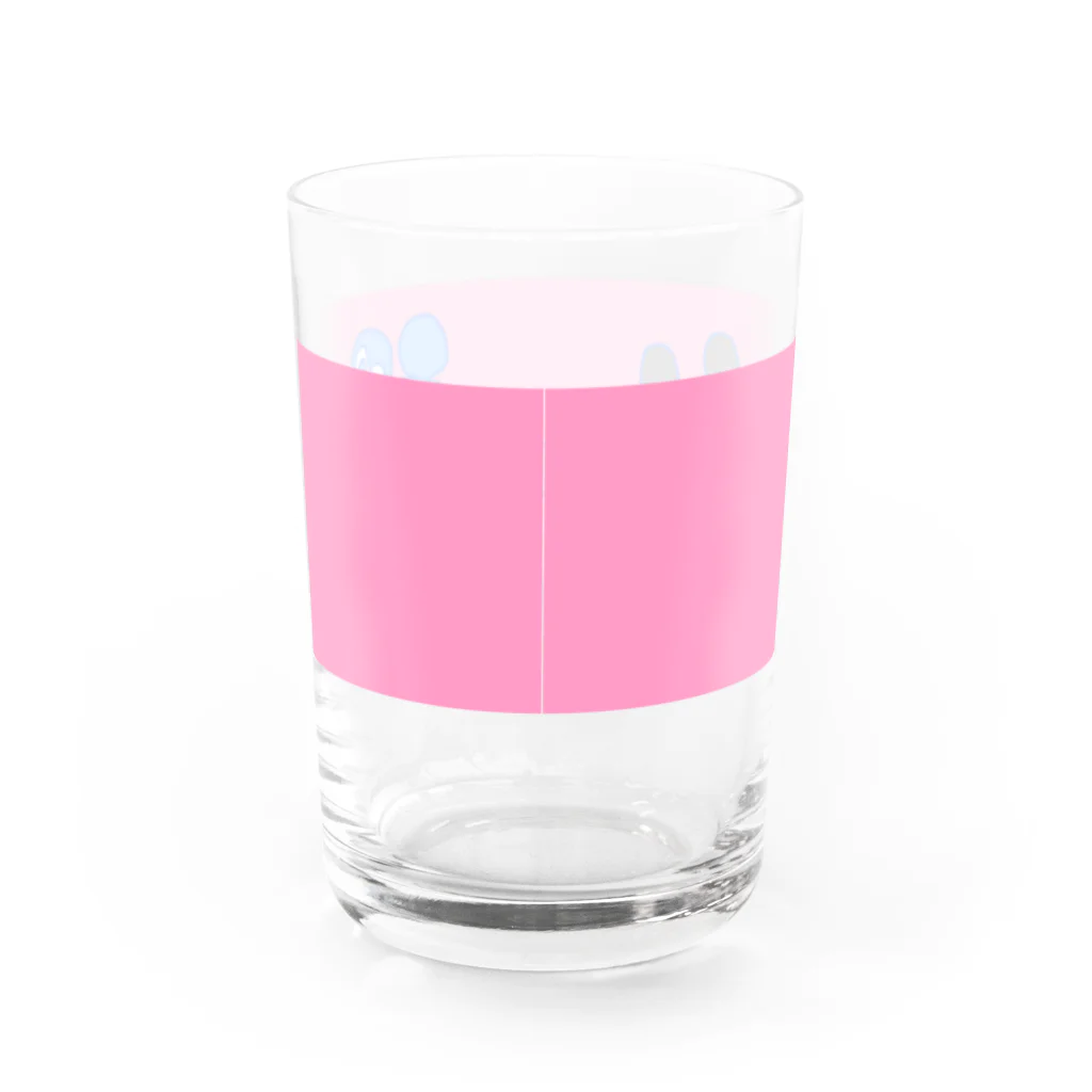 ゆずちゃの穴空いてそうで空いてない Water Glass :back