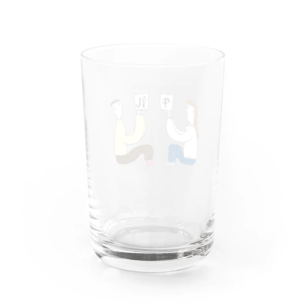 室井雑貨屋の牛乳専用 Water Glass :back