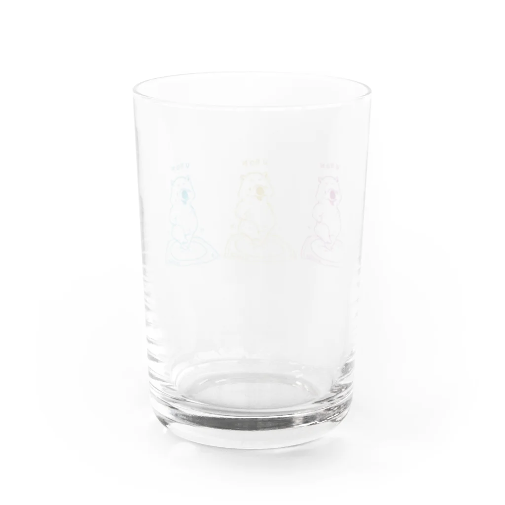 おかだのウォンバットうどんをつくるの巻 Water Glass :back