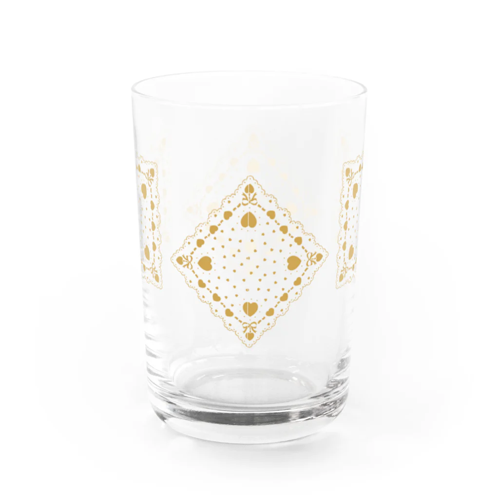 らくだのハンカチグラス(ゴールド) Water Glass :back