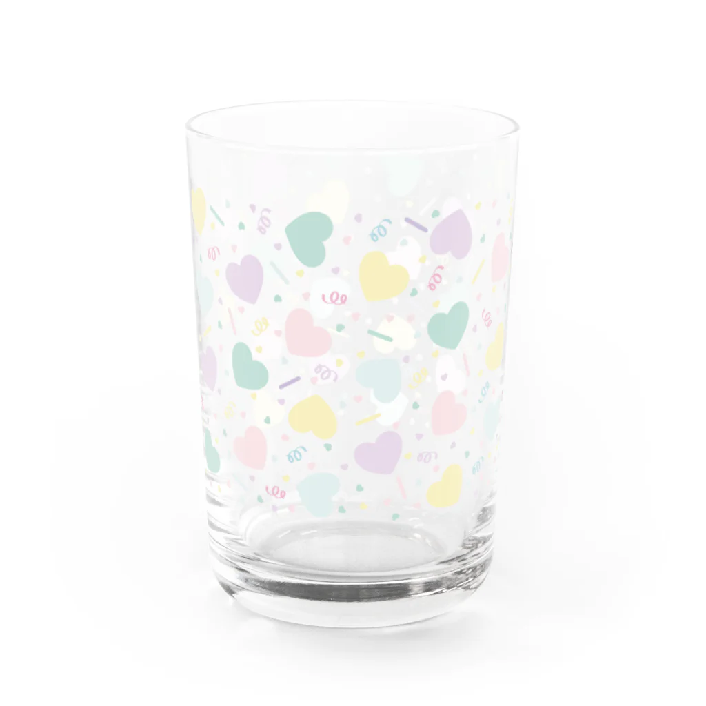 anir0214のパステルハートグラス Water Glass :back