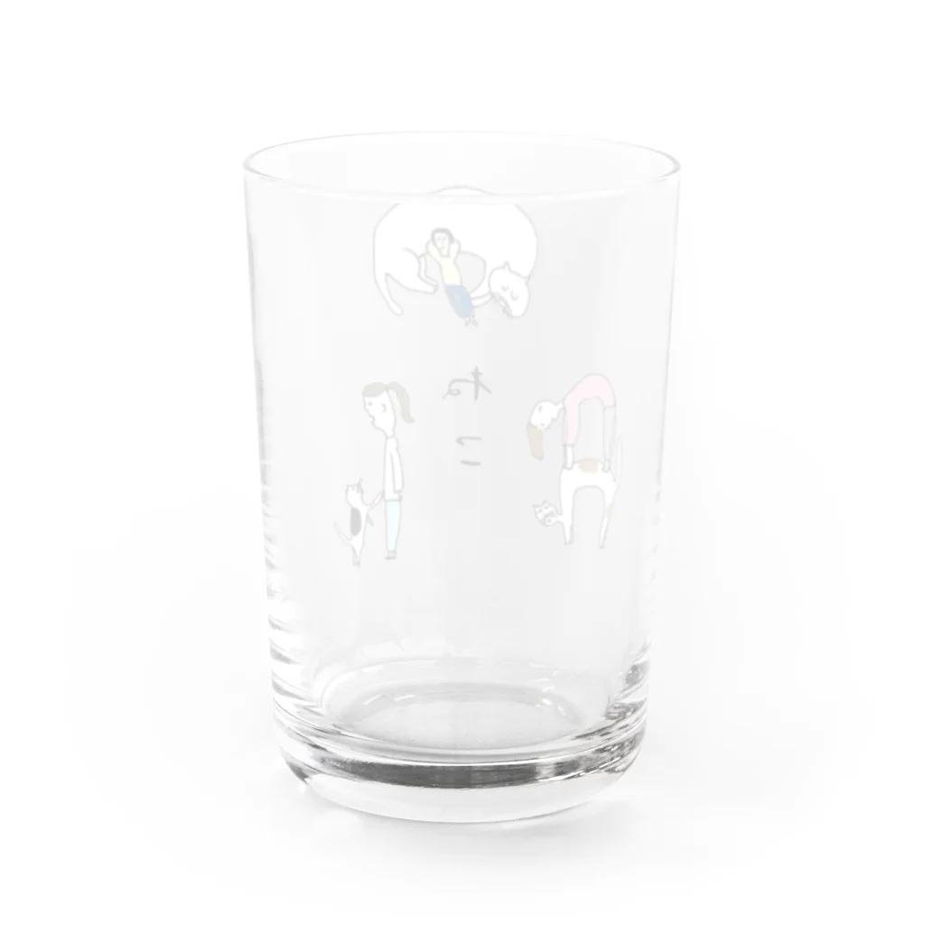 室井雑貨屋のねこ派 Water Glass :back