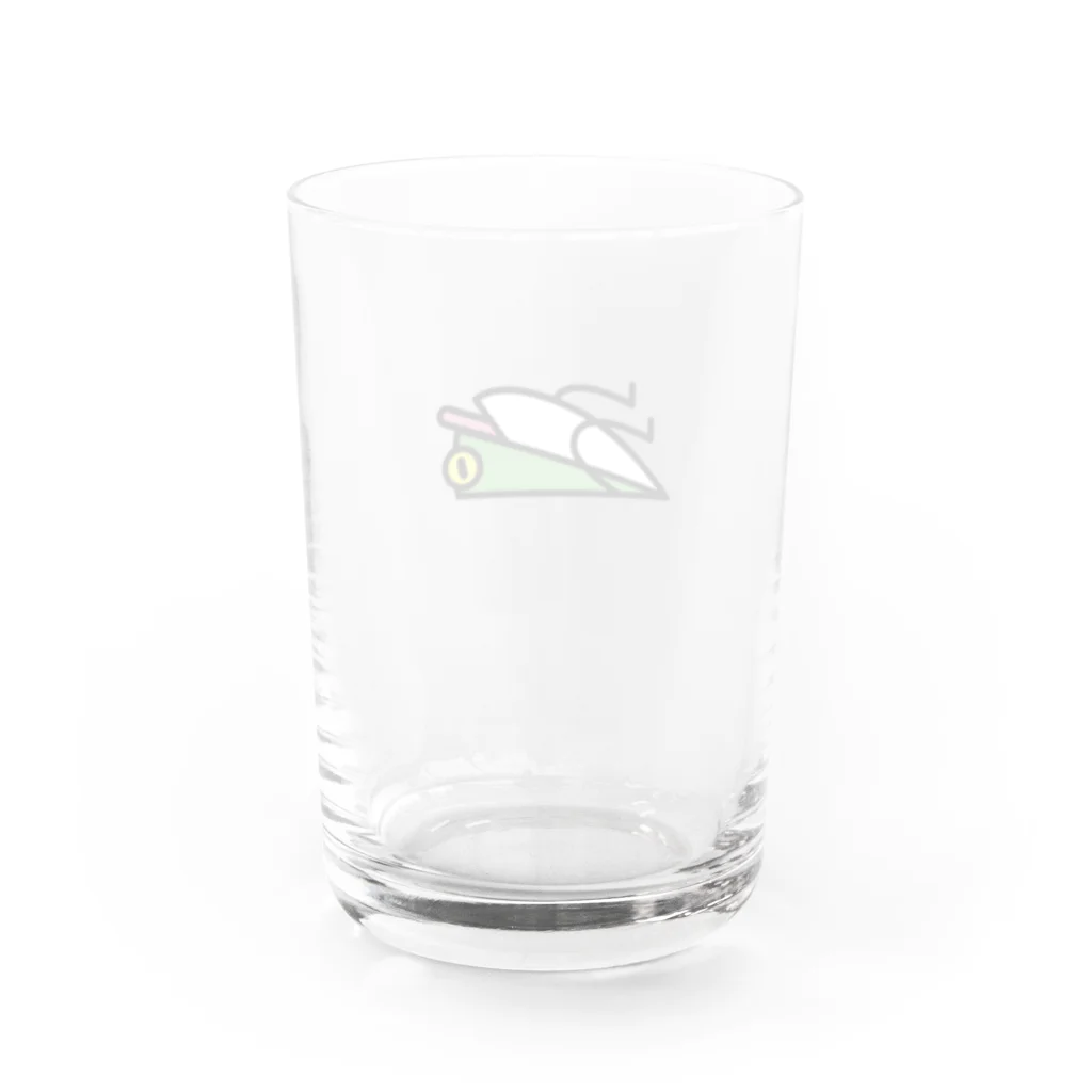 Umimalの干からびたかえる Water Glass :back