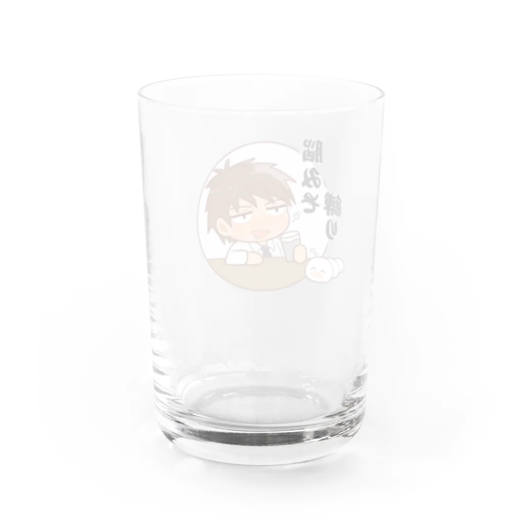 まほろば商店のミノル脳みそ縛り Water Glass :back