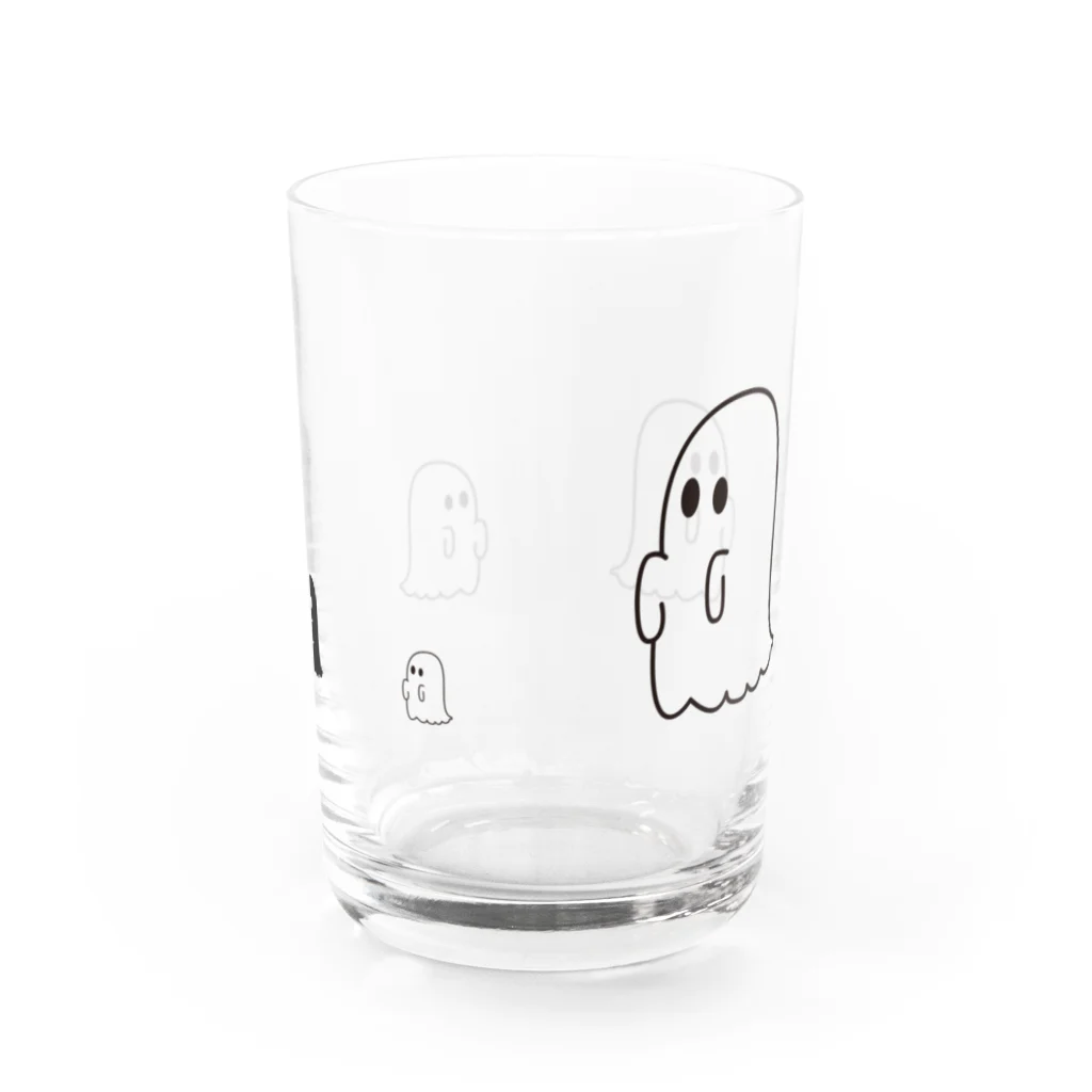 鳥原のおばけのこうしん Water Glass :back