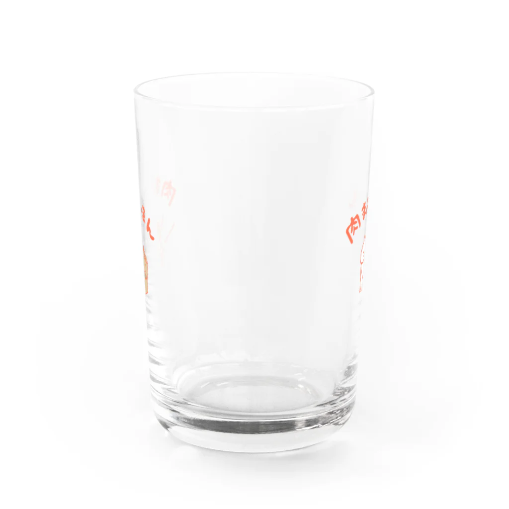 かっぴの赤い肉まんまん Water Glass :back