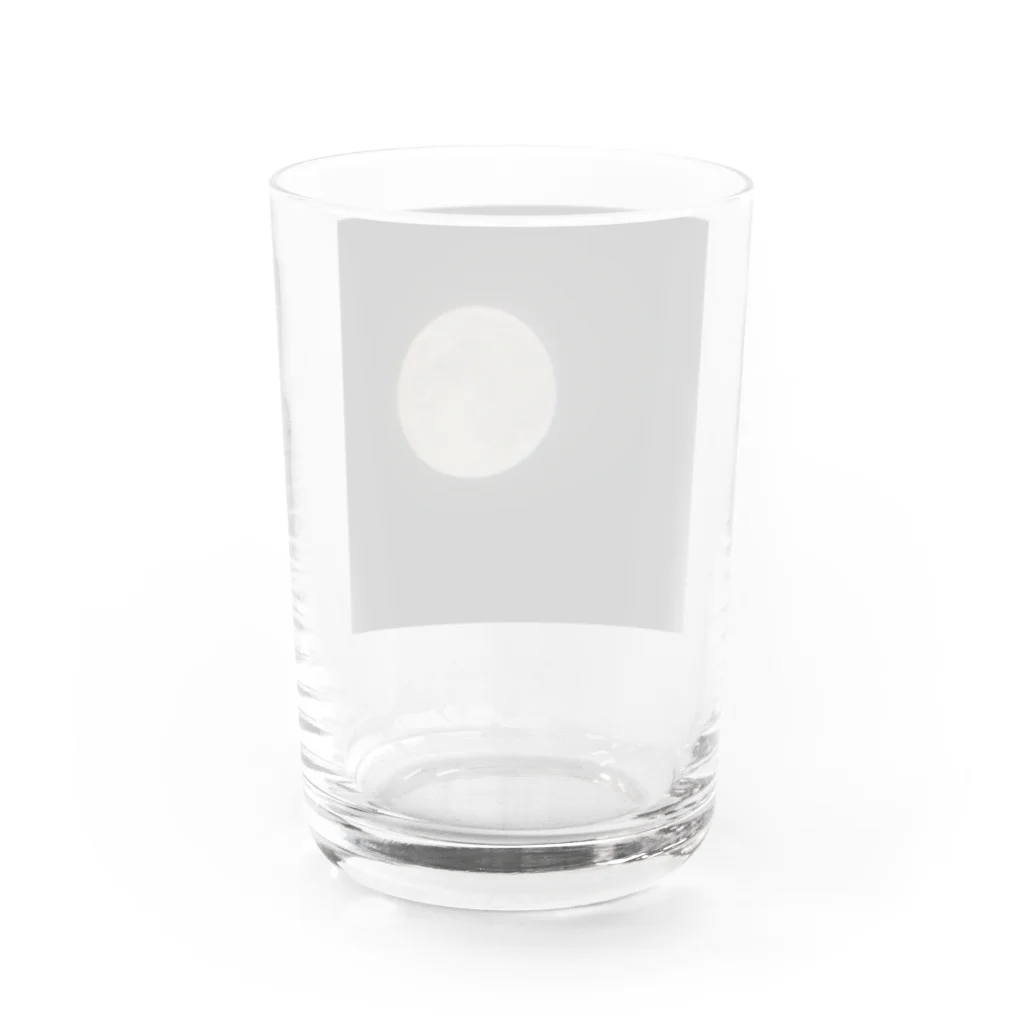 whale19のI never walk alone Water Glass :back