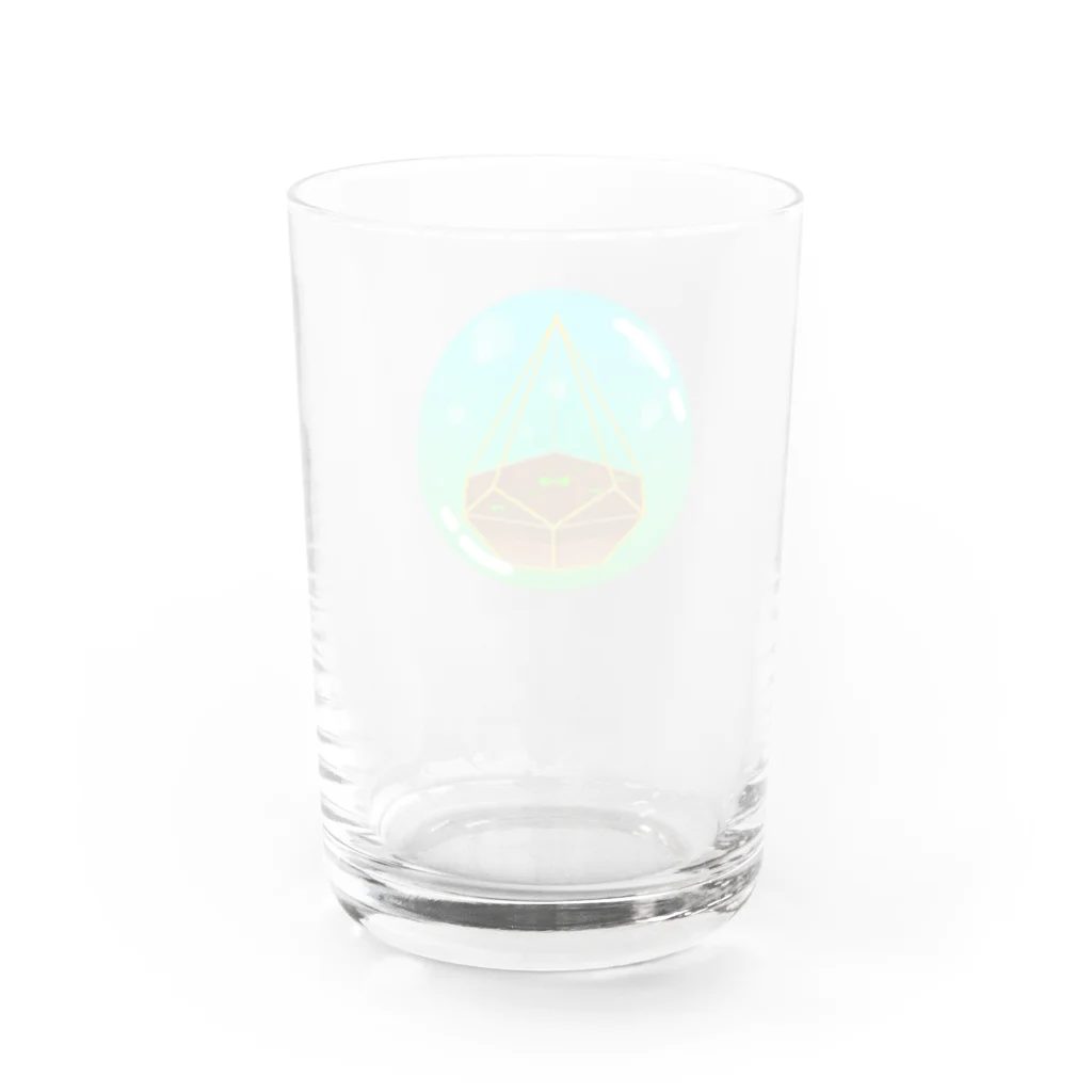 pamoのしゃぼん玉のテラリウム Water Glass :back