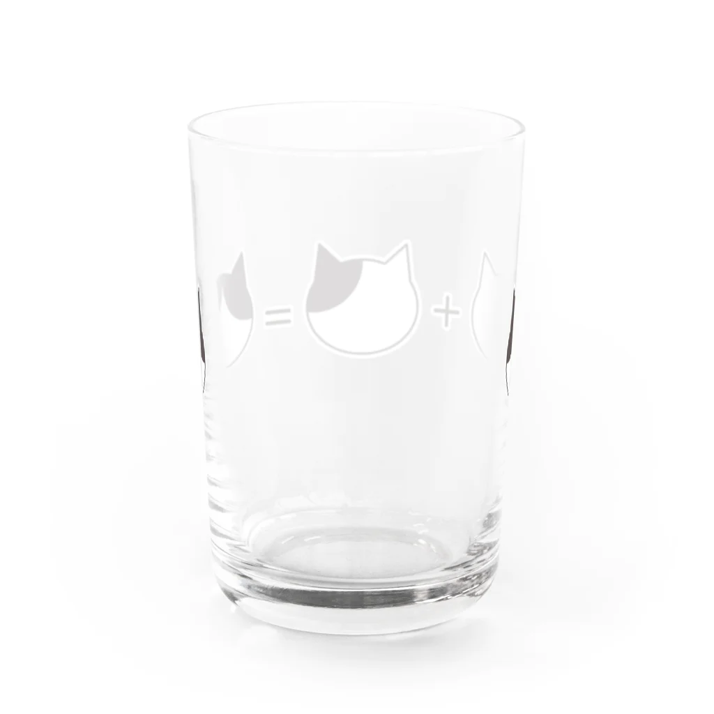 TOMのはちわれ計算 Water Glass :back
