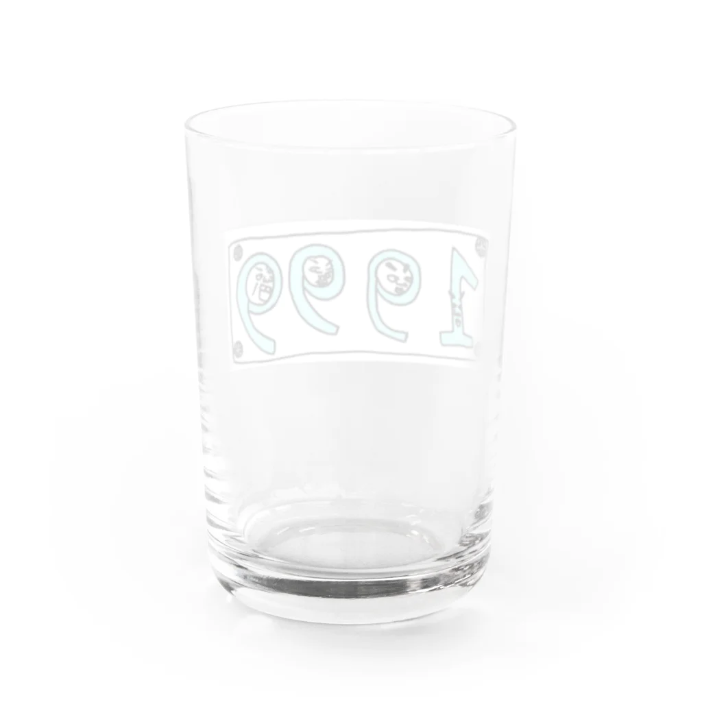 K-markの数字 Water Glass :back