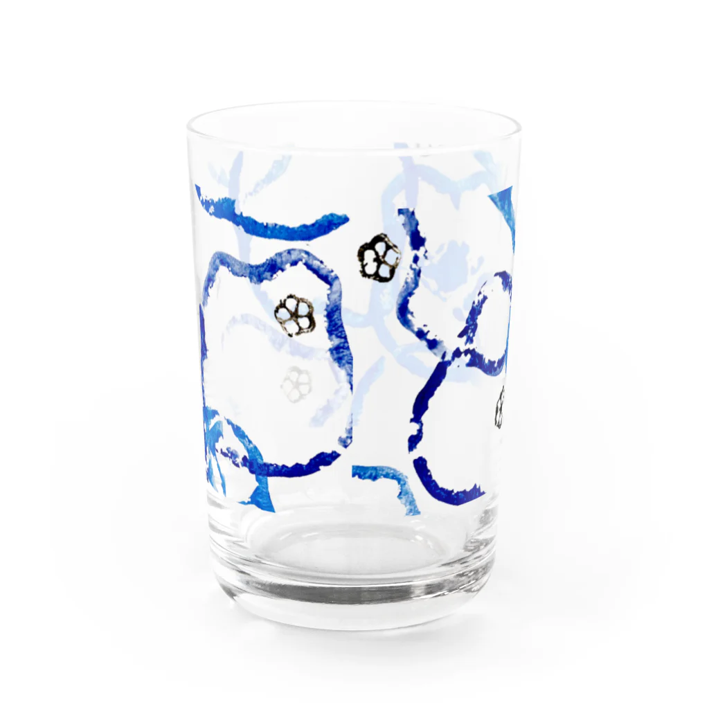 魔法のこむぎ໒꒱· ﾟのピーマン柄 Water Glass :back