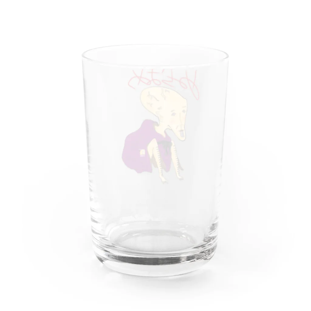 GOLD-CASLのぬらまめ Water Glass :back