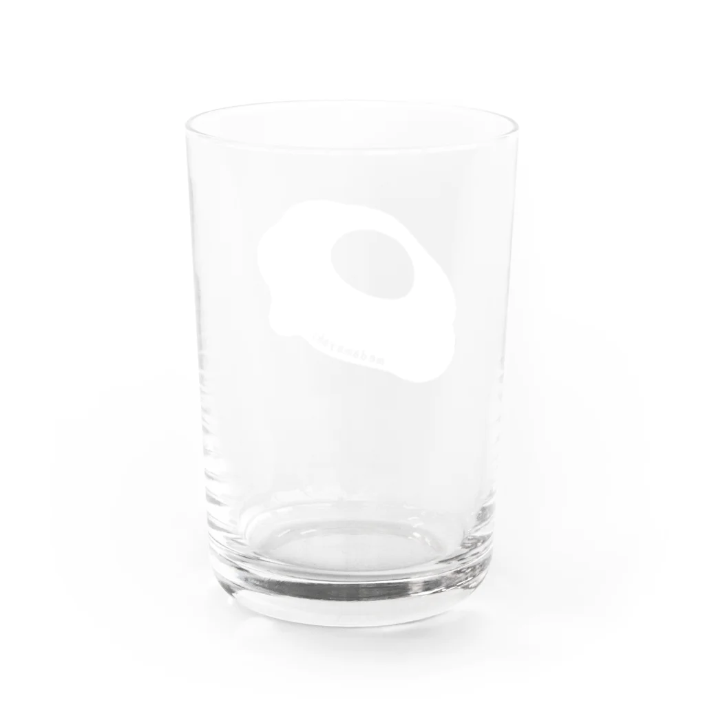 さしみ.comのmedamayaki. Water Glass :back