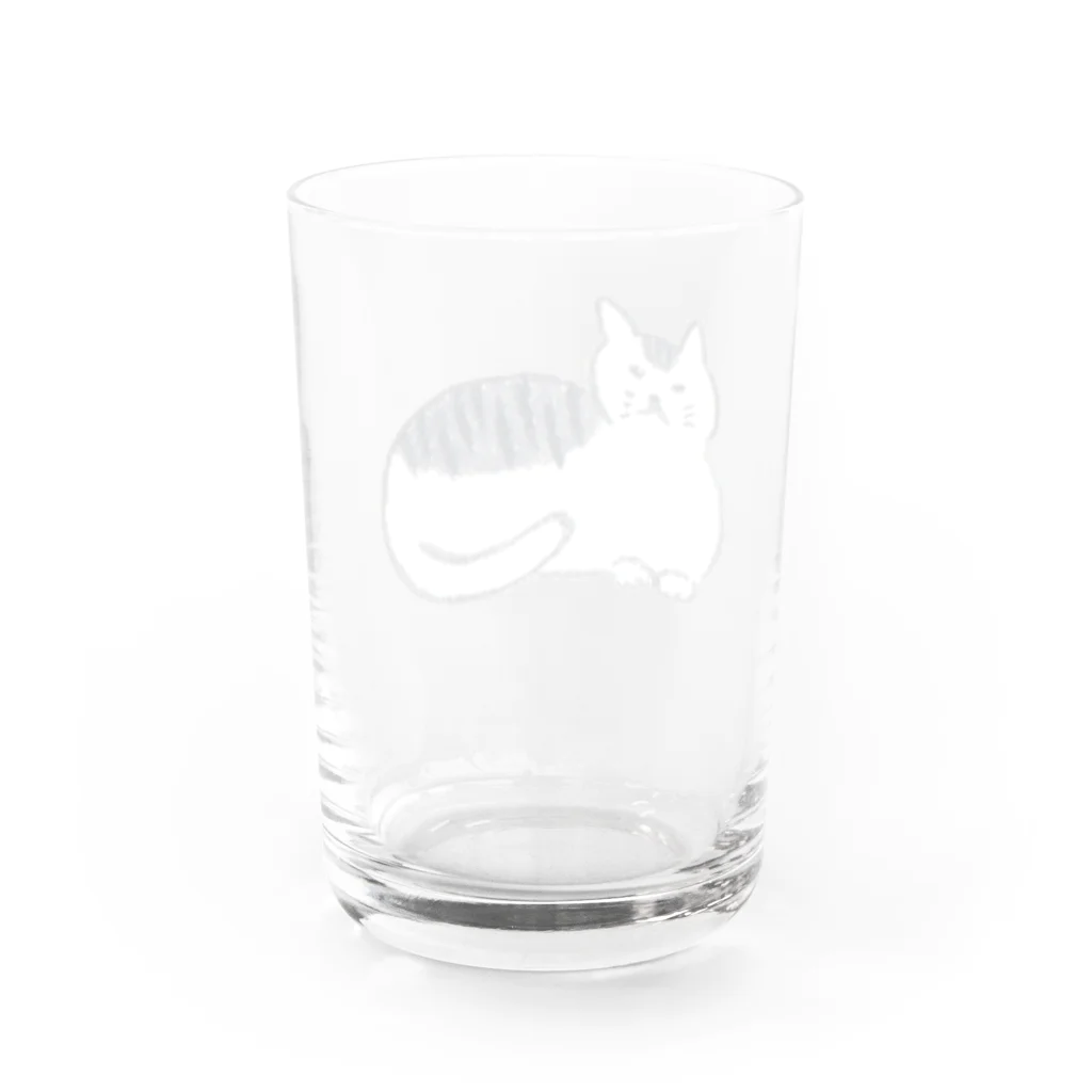 yosicoのモチネコ Water Glass :back