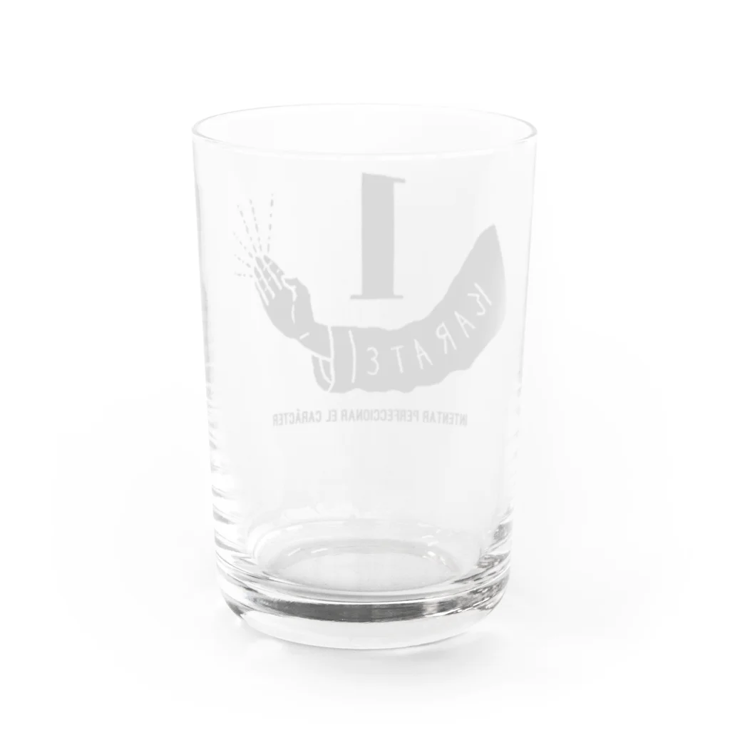 nosmolaelpopのスペイン語道場訓1 Water Glass :back