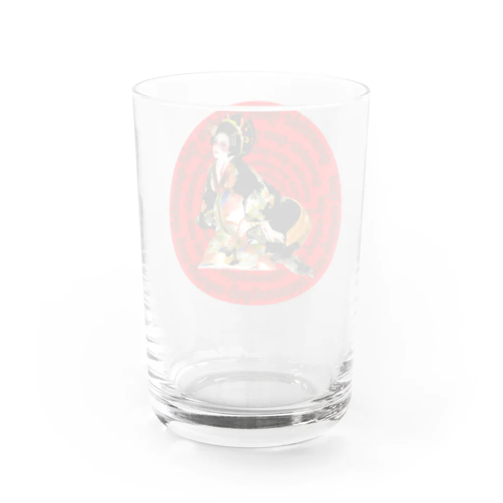 PPPRのgrumble gun geisha girl Water Glass :back