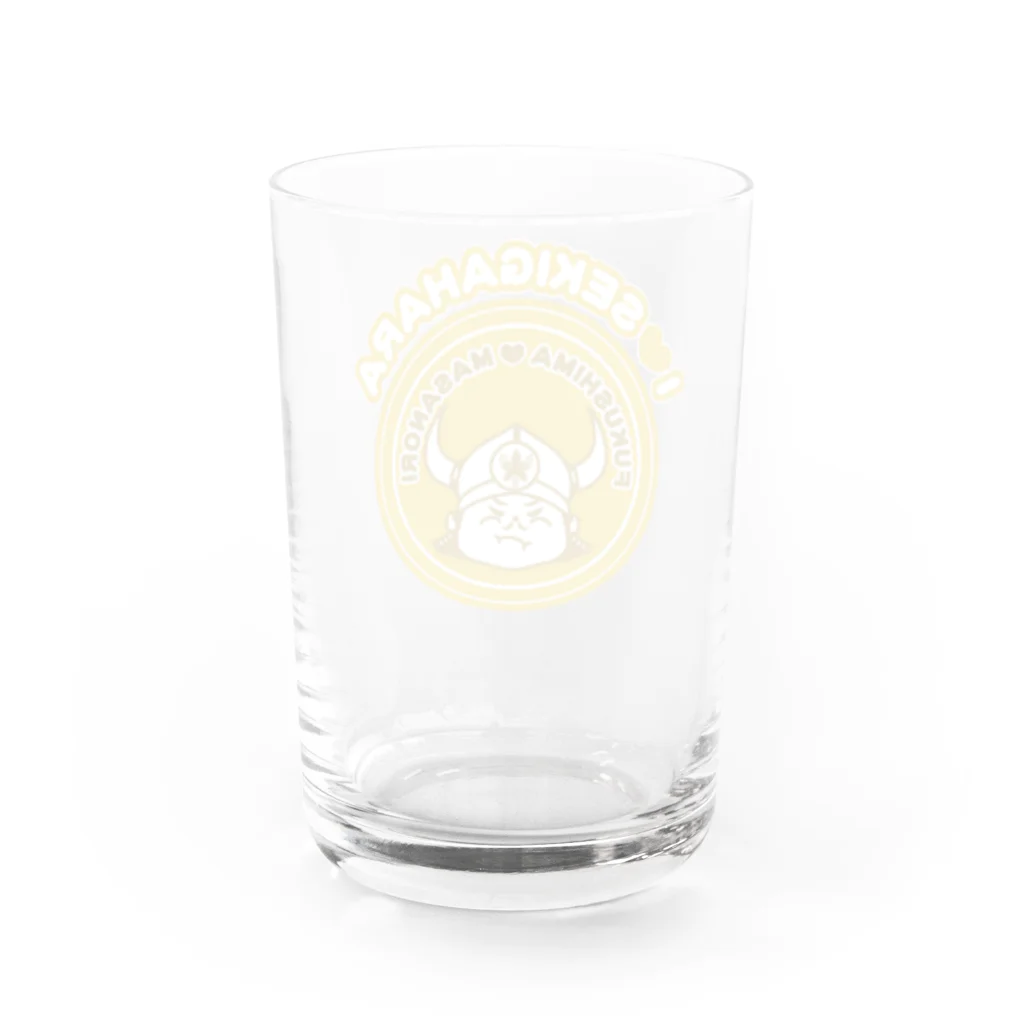 関ヶ原七武将❤️I LOVE Sekigaharaの福島まさのりくん Water Glass :back