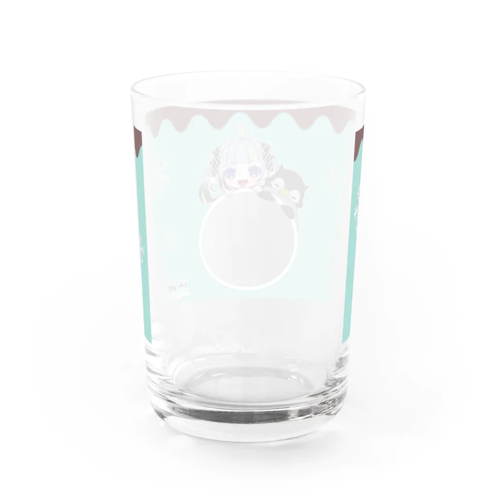 薄荷 爽凛 ❄️🌿🍫Vtuberの爽凛と飲める❄ Water Glass :back