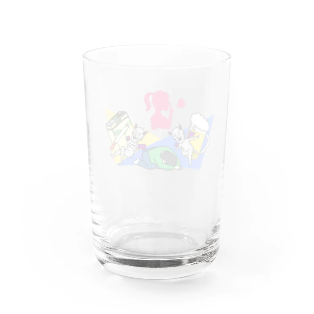 みかじりの欲にまみれて良くも悪くも Water Glass :back