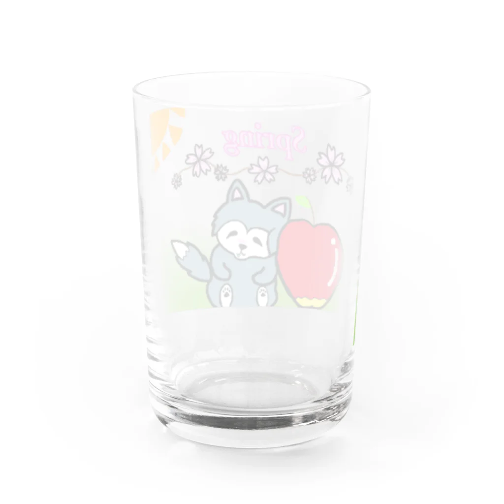 OYUMARU's Storeのいい夢見てるかな？ Water Glass :back