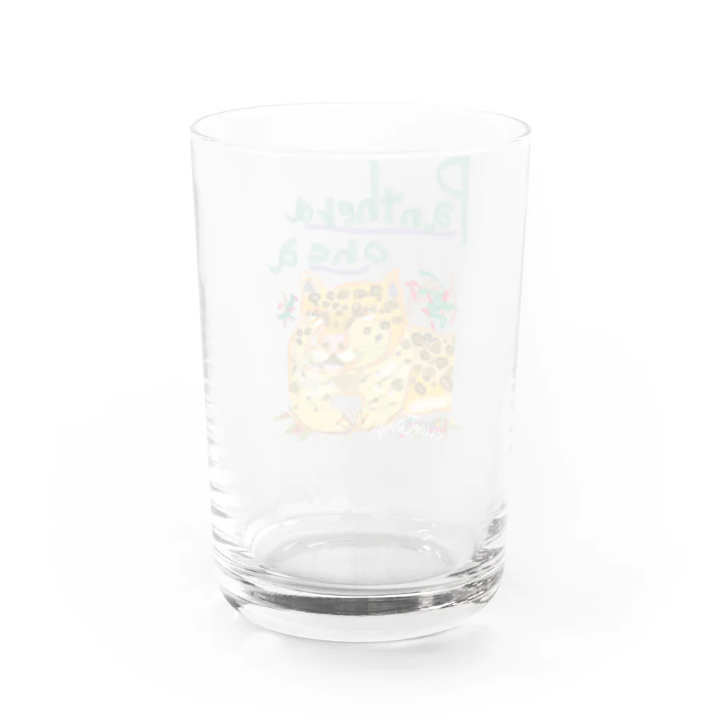 uwotomoのPanthera onca Water Glass :back