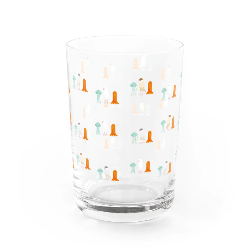 るこの細長い仲間たち Water Glass :back